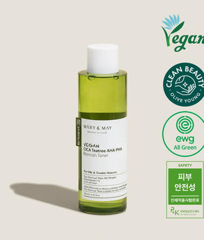 Vegan CICA Tea Tree AHA PHA Blemish Toner 200ml