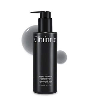 Clinfinite Black Salt & Charcoal Blackhead Deep Cleansing Oil 200ml