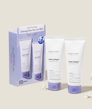 White Collagen Cleansing Foam Duo Twin Pack (150ml x2)