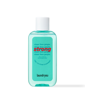 Clean Face Gargle Gel-to-Foam Cleanser Strong 160g