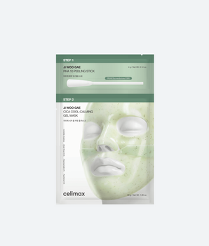 Ji Woo Gae Cica PHA Peel 2-Step Gel Mask ~ 1ea/4ea