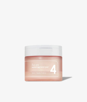 No.4 Pore Zero Peeled Egg Toner Pads 180ml ~ 70 Pads