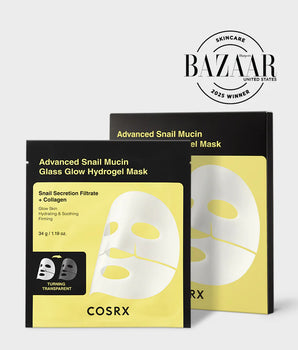 Advanced Snail Mucin Glass Glow Hydrogel Mask 3ea